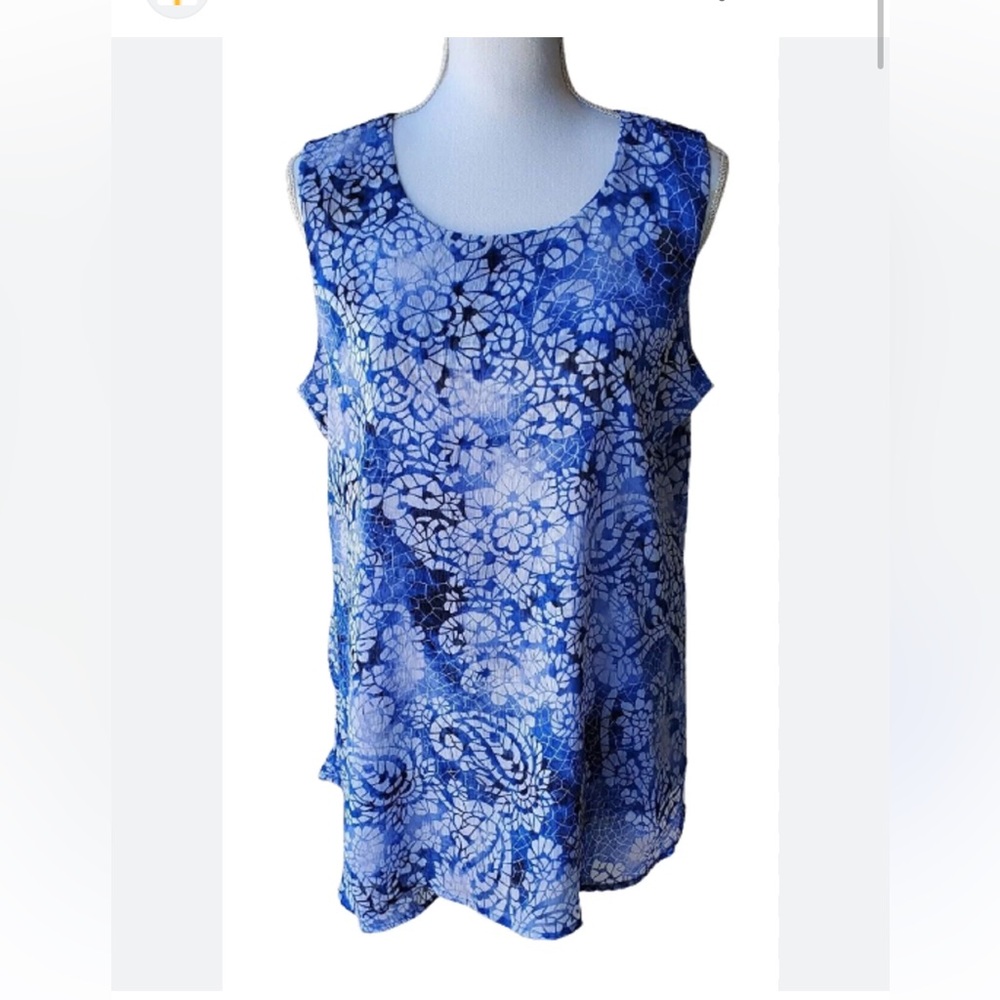 - Fever Beautiful spring tank top EUC S/L Blouse XXL